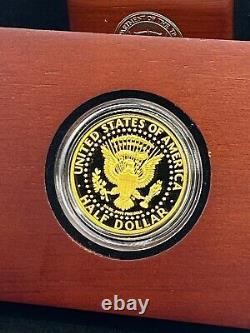 2014 50th Anniversary Kennedy Half-Dollar Gold Proof Coin with Box & COA