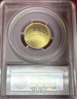 2014 $5 Gold Baseball Hall of Fame PCGS PR70 First Pitch First Strike Baltimore