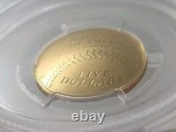 2014 Baseball Gold Quarter Eagle $5. PCGS PR70 DCam Pete Rose. Sig. 24oz AGW