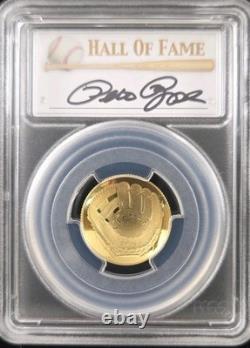 2014 Baseball Gold Quarter Eagle $5. PCGS PR70 DCam Pete Rose. Sig. 24oz AGW