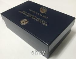 2014-W 50th Anniversary. 9999 Gold Proof Kennedy 50C Half Dollar with OGP & COA