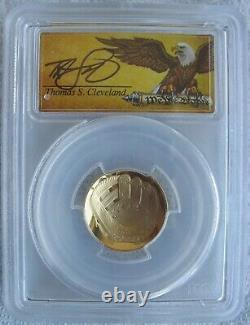 2014 W $5 Gold Baseball Hall of Fame Coin PCGS PF-70 DCAM