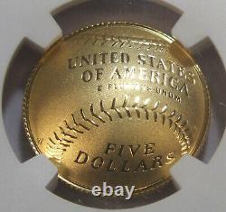 2014-W Baseball $5 Gold Coin NGC PF70 UCam Nolan Ryan Early Releases BX448
