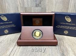 2014-W Kennedy Proof Gold 50th Anniversary Half Dollar Coin With Box & COA