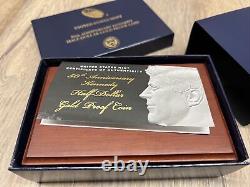 2014-W Kennedy Proof Gold 50th Anniversary Half Dollar Coin With Box & COA