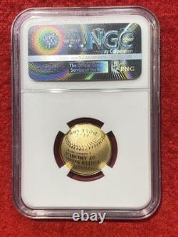 2014-W U. S. Mint $5 Gold MLB Baseball HOF Commemorative NGC PR70 Clayton Kershaw