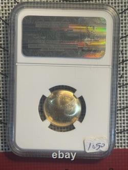 2014 West Point $5 Gold Baseball Hall of Fame Gold coin. Graded Bu NGC MS70 #2