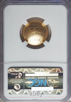 2014-w ngc baseball $5.00 gold opening day pf 70 ultra cameo