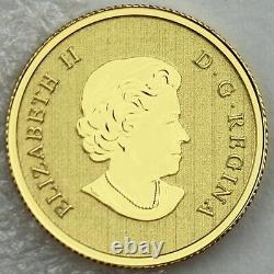 2015 $5 Year of the Sheep, 1/10 oz. Pure Gold Specimen Coin, Canadian Bighorn