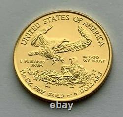 2015- American Eagle $5 1/10 oz. GOLD Coin #1