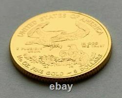 2015- American Eagle $5 1/10 oz. GOLD Coin #1