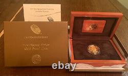 2015 Jacqueline Kennedy First Spouse Gold PROOF Coin Box & COA