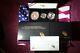 2015 Us Marshals Service 225th Anniversary Commemorative Gold&silver 3 Coin Set
