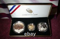 2015 US Marshals Service 225th Anniversary Commemorative GOLD&SILVER 3 COIN SET