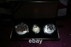 2015 US Marshals Service 225th Anniversary Commemorative GOLD&SILVER 3 COIN SET