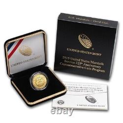 2015 United States Marshals. $5 Gold Commemorative. Uncirculated. WithOGP