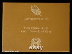 2015-W $10 First Spouse Lady Bird Johnson 1/2 oz Gold Coin in OGP