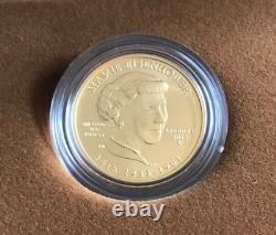 2015-W 1/2 Oz Gold Mamie Eisenhower First Spouse Uncirculated Coin (withBox & COA)