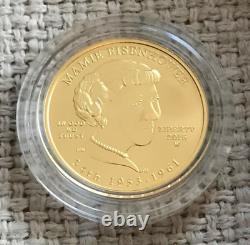 2015-W 1/2 Oz Gold Mamie Eisenhower First Spouse Uncirculated Coin (withBox & COA)