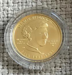 2015-W 1/2 Oz Gold Mamie Eisenhower First Spouse Uncirculated Coin (withBox & COA)