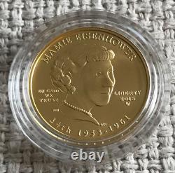 2015-W 1/2 Oz Gold Mamie Eisenhower First Spouse Uncirculated Coin (withBox & COA)