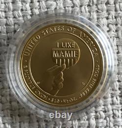 2015-W 1/2 Oz Gold Mamie Eisenhower First Spouse Uncirculated Coin (withBox & COA)