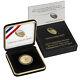 2015-w $5 Us Gold U. S. Marshals Commemorative Uncirculated Coin With Ogp Bu