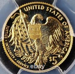 2015 W Proof $5 U. S. Marshals Service Gold Commemorative PCGS PR70 DCAM