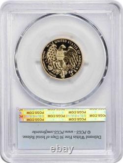 2015-W U. S. Marshals Service Commemorative $5 Gold PR70DCAM First Strike PCGS