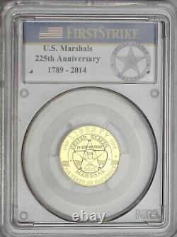 2015-W United States Marshals Service Gold Commemorative Coin PCGS PR69DC 1st St