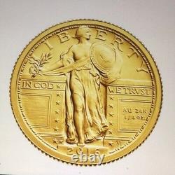 2016 Centennial Gold coin Standing Liberty quarter With OGP US Mint 16XC