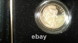 2016 GOLD Mark Twain Commemorative $5 Coin Proof Box & CoA