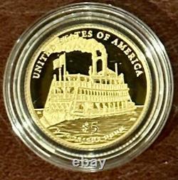 2016 Mark Twain Commemorative $5 Gold Proof Coin Certificate of Authenticity