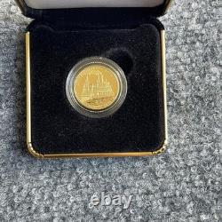 2016 Mark Twain Commemorative Proof Gold $5 Five Dollar Coin W Mint Box COA
