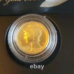 2016 Mercury Dime Centennial 24k Gold Coin 1/10 Ounce With Certificate