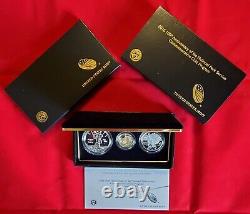 2016 National Park Service 100th Anniversary 3-Coin Proof Set in OGP/COA