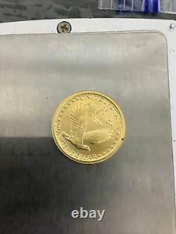 2016 Standing Liberty Gold Quarter 1/4 Oz 24K AU Gold Us Coin United States