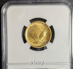 2016 Standing Liberty Gold Quarter Oz NGC SP70 Perfect Centennial Commemorative