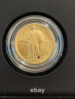 2016 Standing Liberty Quarter Centennial Gold Coin, Orig. US Mint packaging, COA