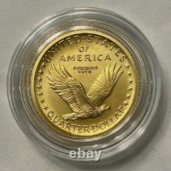 2016 Standing Liberty Quarter Centennial Gold Coin in US Mint box