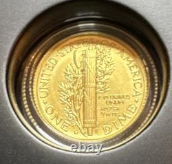 2016 US Mint Mercury Dime Centennial GOLD Coin West Point Mint Item # 16XB