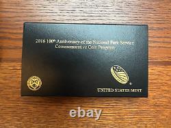 2016 United States Mint Park Service Silver & Gold Proof Coin Commemorative Set