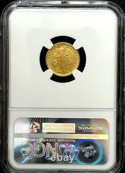 2016 W 10C 24K Gold 1/10oz Mercury Dime NGC SP 70 Chicago Cubs Label With OGP