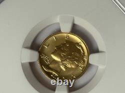 2016 W 10C 24K Gold 1/10oz Mercury Dime NGC SP 70 Chicago Cubs Label With OGP