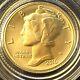 2016-w 1/10 Oz Gold Mercury Dime Centennial (withogp) Rare And Beautiful Coin