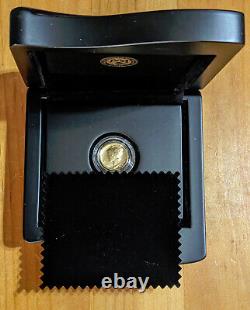 2016-W (1/10 ozt Gold) Mercury Dime Commemorative with Box & COA