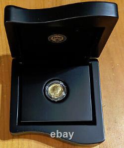 2016-W (1/10 ozt Gold) Mercury Dime Commemorative with Box & COA