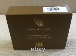 2016-W 1/2 Oz Gold Betty Ford First Spouse Uncirculated Coin (withBox & COA)