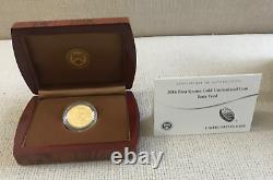 2016-W 1/2 Oz Gold Betty Ford First Spouse Uncirculated Coin (withBox & COA)