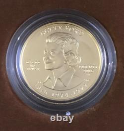 2016-W 1/2 Oz Gold Betty Ford First Spouse Uncirculated Coin (withBox & COA)